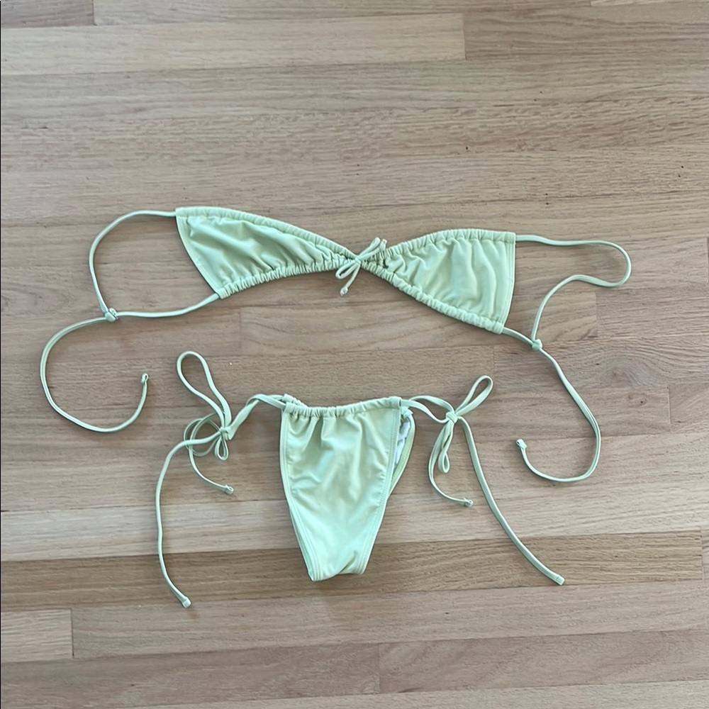 Light green bikini